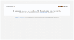 Desktop Screenshot of facastro.edu.br
